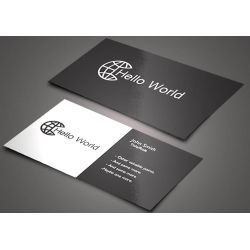 1000 Tarjetas de Presentación Papel Couche 4x1 Tintas 