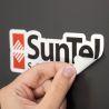 Plantilla de Stickers con Vinil Estatico Blanco en UV 124 x 45 cm 