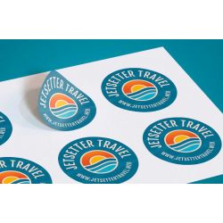 Plantilla de Stickers Vinil Blanco Brillante UV 124 x 104 cm 