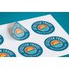 Plantilla de Stickers Vinil Blanco Brillante UV 124 x 104 cm 