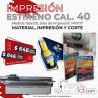 Impresión en Estireno C-40 en Cama Plana UV 120X150 cms Letreros