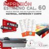 Impresión en Estireno C-60 en Cama Plana UV 120X150 cms Letreros Anuncios