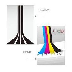 1000 Postales Papel Sulfatada 4x1 Tintas