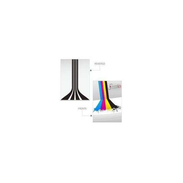 1000 Postales Papel Sulfatada 4x1 Tintas
