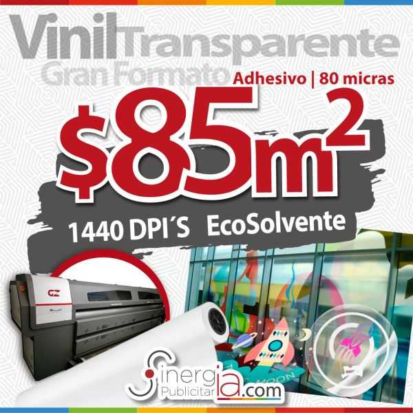 Vinilo Adhesivo Transparente - La Imprenta más económica en Santiago -  Metro El Parrón | La Pica del Diseñador