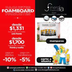 Paquete Foamboard 5mm 