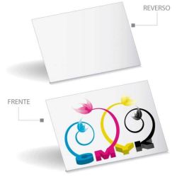 1000 Tarjetas de Presentación Papel Sulfatada 4x0 Tintas 