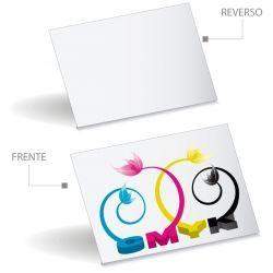 1000 Tarjetas de Presentación Papel Couche 4x0 Tintas 
