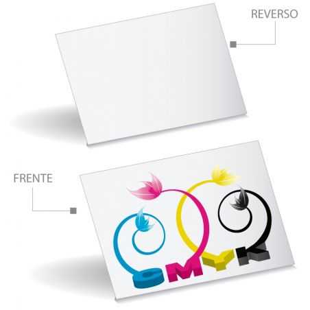 1000 Tarjetas de Presentación Papel Couche 4x0 Tintas 