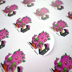Planilla Stickers Couche Adhesivo 28x40 cm 