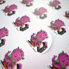 Planilla Stickers Couche Adhesivo 28x40 cm 