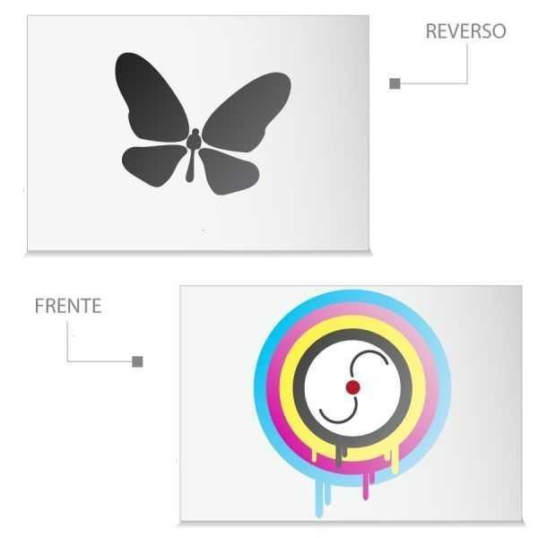1000 Tarjetas de Presentación Papel Couche 4x1 Tintas 