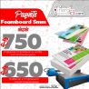 Paquete Foamboard 5mm 