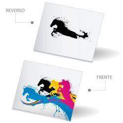 1000 Tarjetas de Presentación Papel Couche 4x1 Tintas 