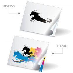 1000 Tarjetas de Presentación Papel Sulfatada 4x0 Tintas Laminado Mate 