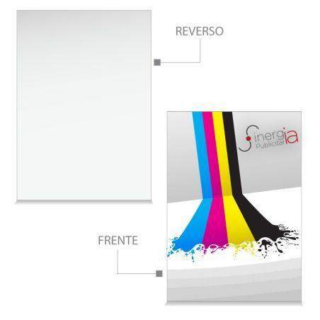 1000 Postales Papel Sulfatada 4x0 Tintas 