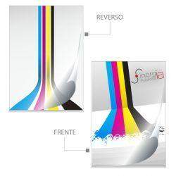1000 Postales Papel Sulfatada 4x4 Tintas Laminado Mate Ambos Lados 