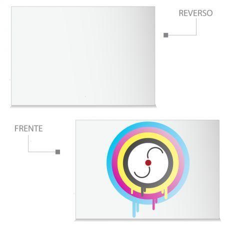 1000 Postales Papel Sulfatada 4x0 Tintas 