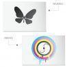 1000 Postales Papel Couche 4x1 Tintas 
