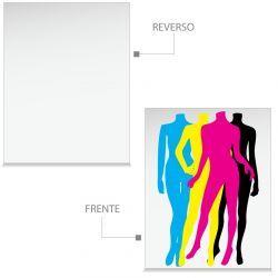 1000 Postales Papel Couche 4x0 Tintas 