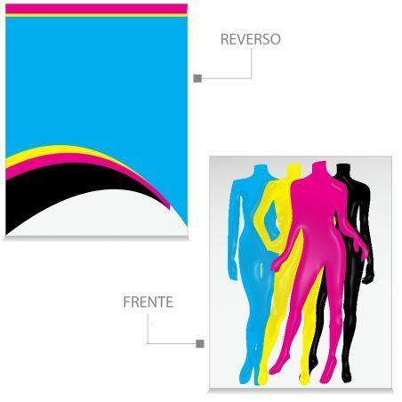 1000 Postales Papel Sulfatada 4x4 Tintas Laminado Mate Barniz UV a Registro (Sólo Frente) 