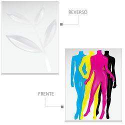 1000 Postales Papel Sulfatada 4x0 Tintas Laminado Mate Barniz UV a Registro (Frente y Vuelta) 