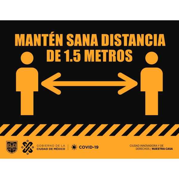 señalética sana distancia señalética sana distancia