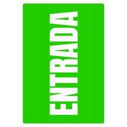 Señalética Entrada Estireno Cal. 30 