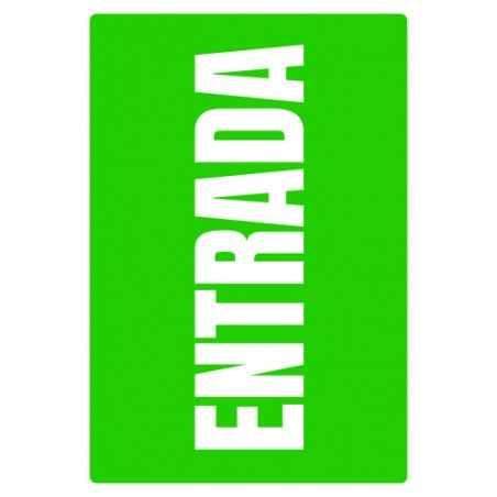 Señalética Entrada Estireno Cal. 30 