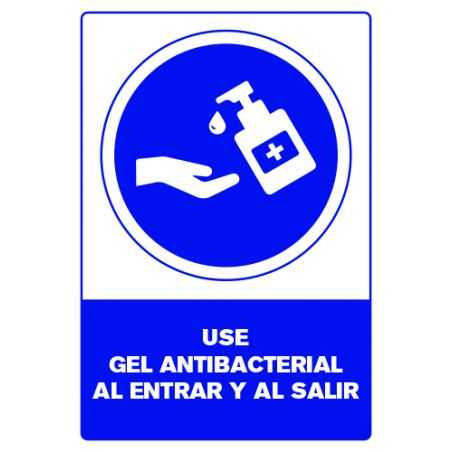 Señalética Gel Antibacterial Estireno Cal. 30 