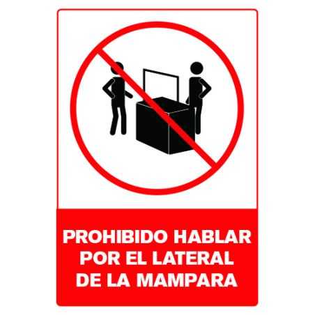 Señalética Mampara Estireno Cal. 30 