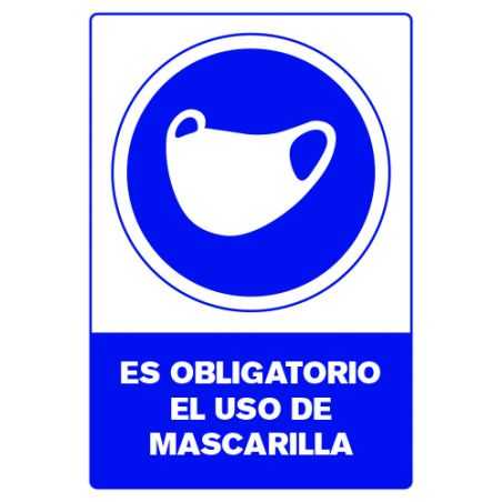 Señalética Uso de Mascarilla Estireno Cal. 30 