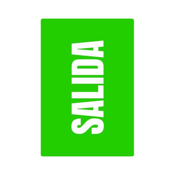 señalética salida señalética salida