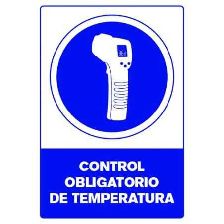 Señalética Control de Temperatura Estireno Cal. 30 