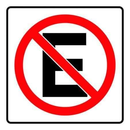 Señalética No Estacionarse Estireno Cal. 30 