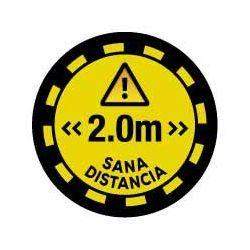 Círculo Distancia Amarillo 