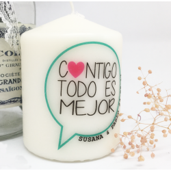 Cirio Personalizado 10x10 cms 