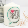 Cirio Personalizado 10x10 cms 