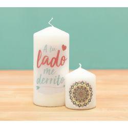 Cirio Personalizado 10x15 cms 