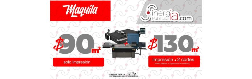 impresión en Cama Plana con Tintas UV CDMX
