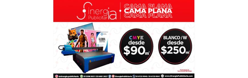 Maquila impresion en Cama Plana Materiales Rígidos con Tintas UV CDMX